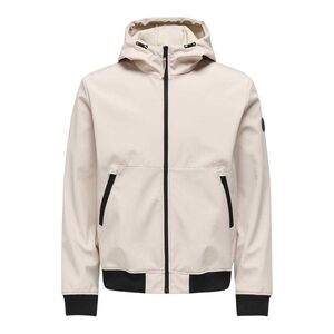 Only Mens Bowie  Soft Shell Jacket / Silver